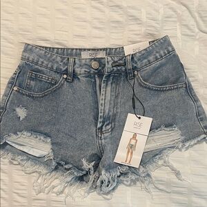 Women's Blue Denim Shorts